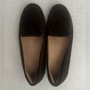SOUL Naturalizer Dark Brown Suede Women's Loafers
